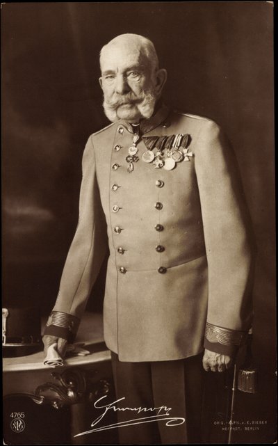 Kejsare Franz Josef I, Österrike, NPG 4765 av German Photographer