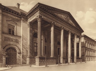 Leinepalatset, Hannover (svartvitt foto) av German Photographer