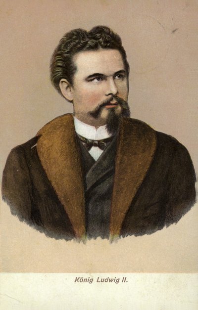 Ludwig II (foto i färg) av German Photographer