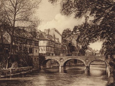 Marstall Bridge, Hannover (svartvitt foto) av German Photographer