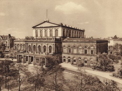 Statsoperan, Hannover (svartvitt foto) av German Photographer