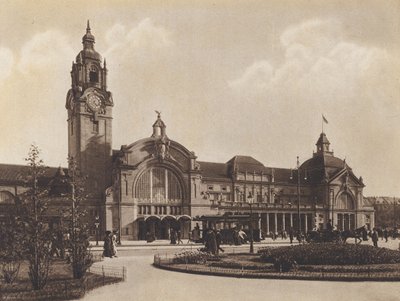 Wiesbaden, centralstation (svartvitt foto) av German Photographer