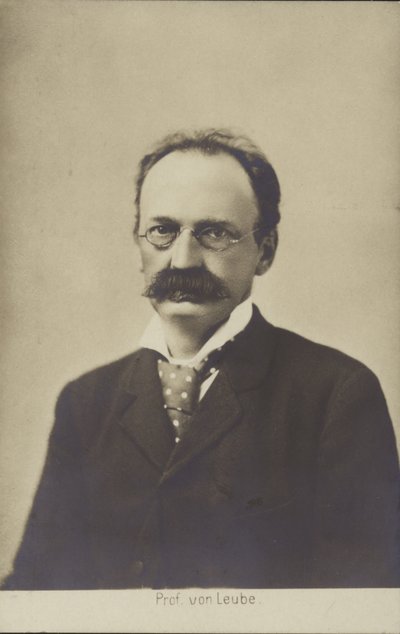 Wilhelm Olivier Leube (svartvitt foto) av German Photographer