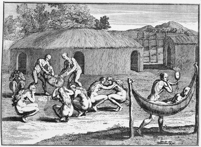 O se Sauniga o le Falelauasiga, na toe gaosia mai le tusi a David Herzliberger, pub. i le 1748, mai le 