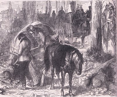 A breakdown, Cassells History of the War between France and Germany publicerad av Cassell and Company Limited, c.1890 (litho) av German School