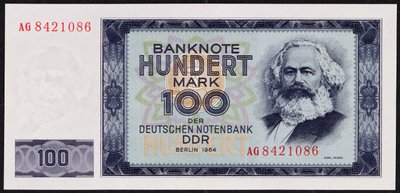 En hundra mark sedel, 1964 av German School