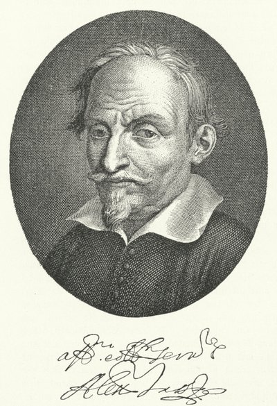 Alessandro Tassoni, italiensk poet och författare (gravyr) av German School