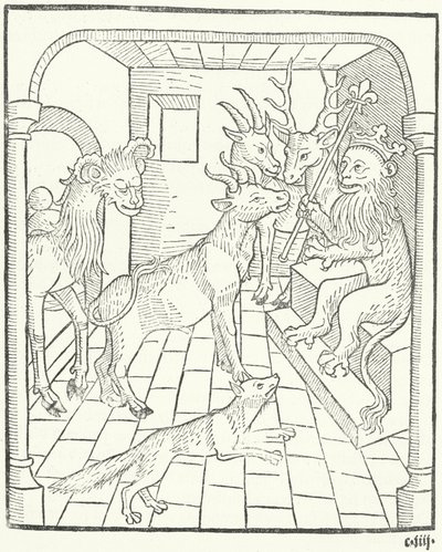 En illustration från Visdomens bok (gravyr) av German School