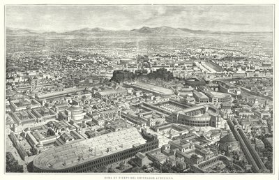 Antikens Rom på kejsar Marcus Aurelius tid av German School