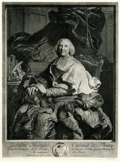 Andrew Hercules kardinal av Fleury av German School