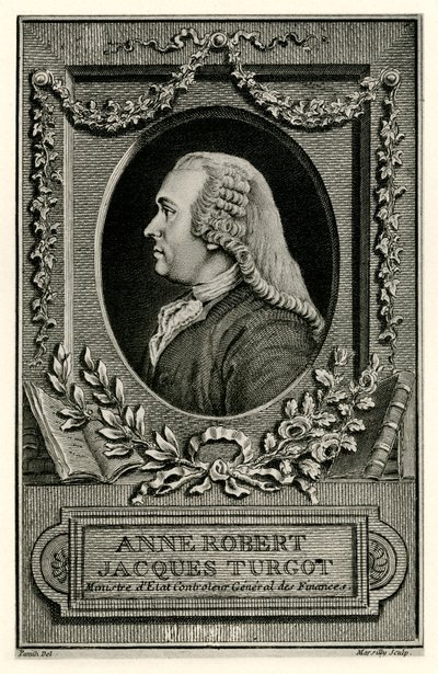 Anne Robert Jacques Turgot av German School