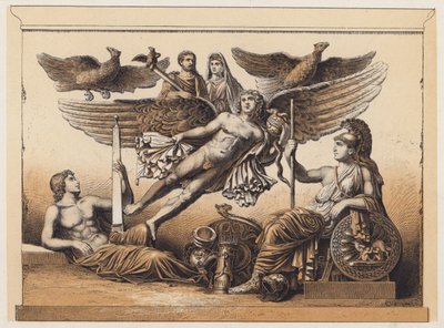 Apotheosis (färglitografi) av German School