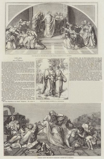 Konst i Tyskland (gravyr) av German School