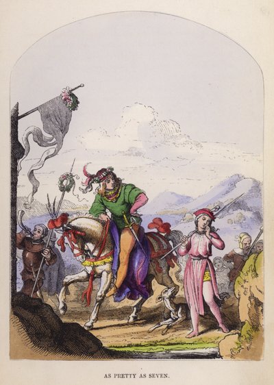 As Pretty As Seven (färg litho) av German School