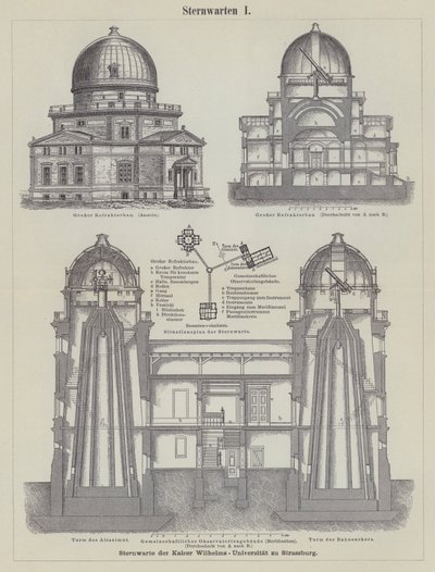 Astronomiska observatorier (gravyr) av German School