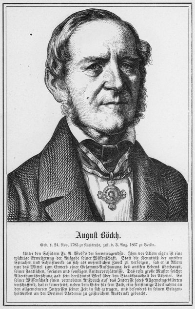 August Bockh (gravyr) av German School