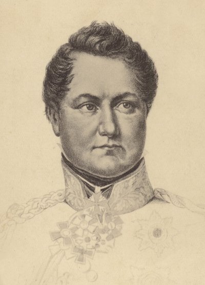 August greve Neidhardt av Gneisenau av German School