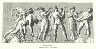 Bacchanalia (gravyr) av German School