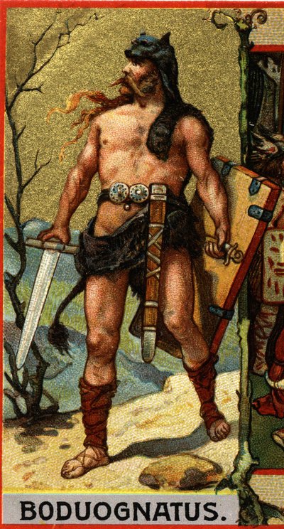 Barbarianer: porträtt av Boduognat av German School
