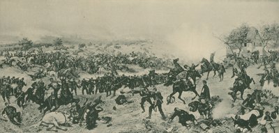 Slaget vid Worth, fransk-preussiska kriget, 6 augusti 1870 av German School