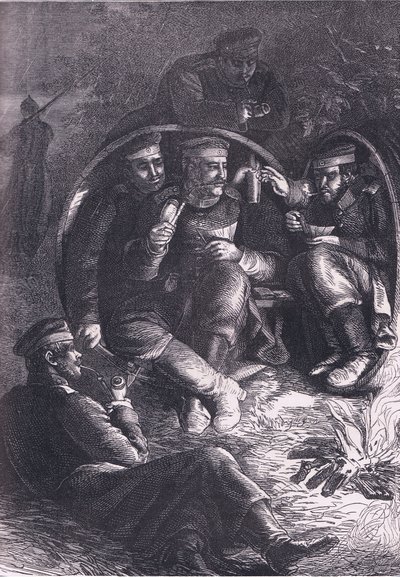 Before Metz, Cassells History of the War between France and Germany publicerad av Cassell and Company Limited, c.1890 (litho) av German School