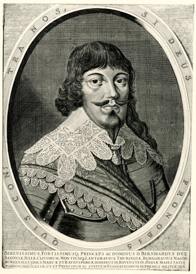 Bernhard hertig av Sachsen-Weimar av German School
