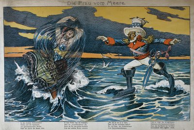Karikatyr om det spansk-amerikanska kriget, 1898 av German School