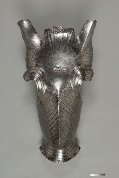 Chanfron i Maximiliansk stil, ca 1510 (stål) av German School