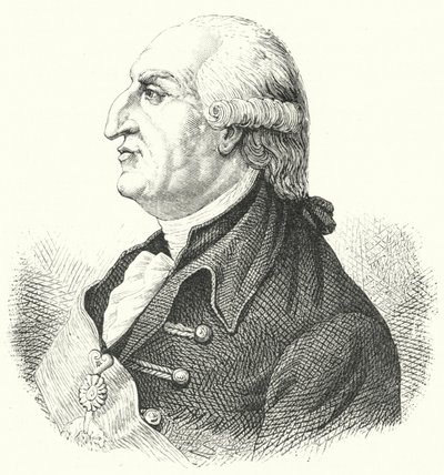 Karl IV, kung av Spanien (gravyr) av German School