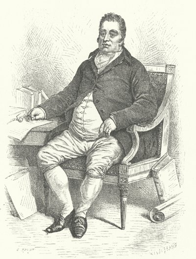 Charles James Fox, engelsk whig-politiker (gravyr) av German School