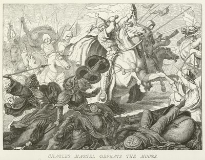 Charles Martel besegrar morerna av German School