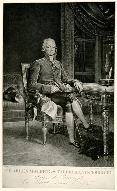 Charles Maurice Herzog von Talleyrand-Perigord av German School