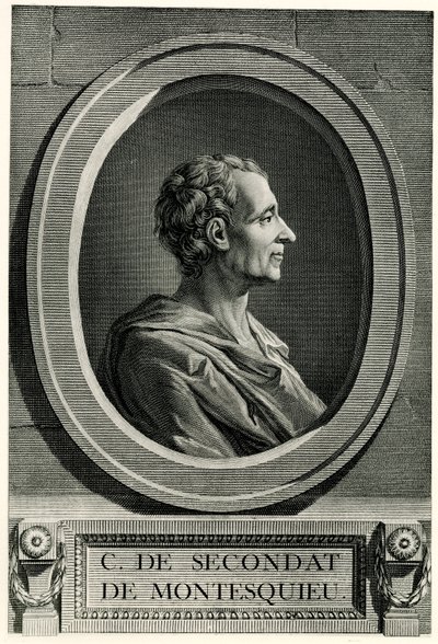 Montesquieus Charles de Secondat av German School