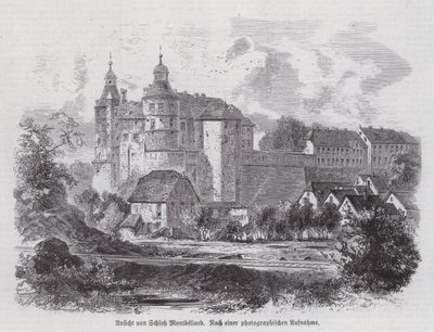 Chateau de Montbeliard, Frankrike (gravyr) av German School