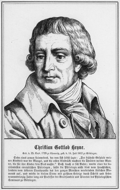 Christian Gottlob Heyne (gravyr) av German School