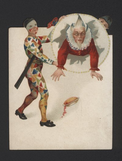 Clowner (chromolitho) av German School