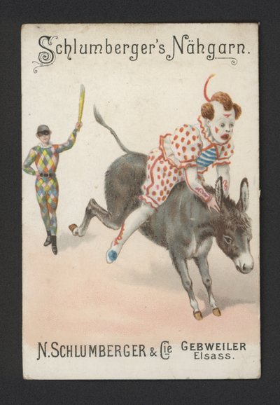 Clowner (chromolitho) av German School