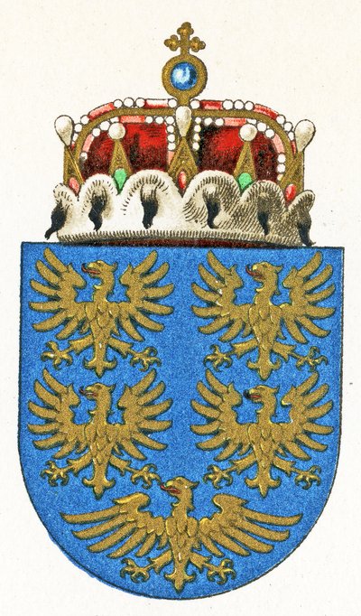 Nedre Österrikes vapen, c.1898 av German School