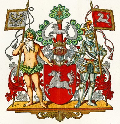 Hannovers vapen, c.1898 av German School