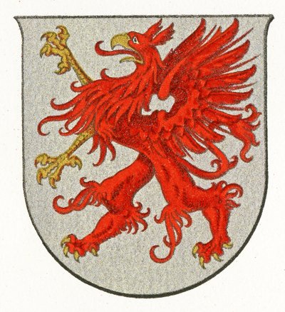 Pommerns vapen, c, 1898 av German School