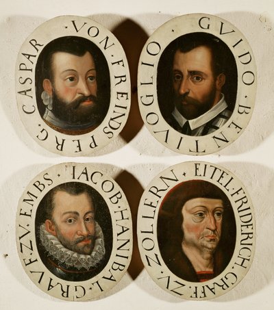 Befälhavare i trettioåriga kriget, Caspar von Freindsperg, Guido Bentivoglio, Jacob Hanibal greve Embs ... av German School