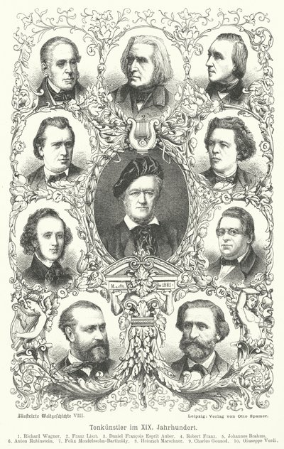 Kompositörer från 1800-talet av German School