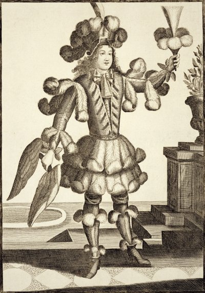 Kostym för en fjäderhandlare, pub. av Gerard Valck (16512-1726) c.1690 av German School