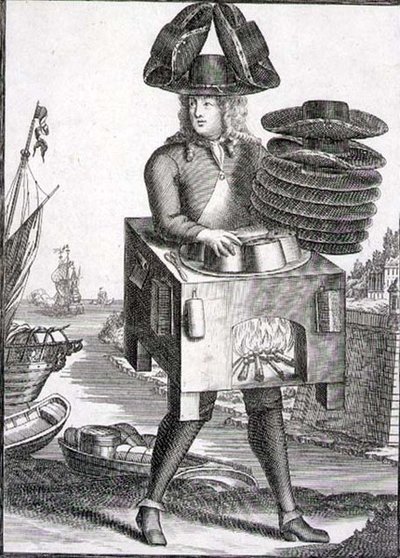 Kostym för en hattmakare, utgiven av Gerard Valck (1651/2-1726) ca 1690 (gravyr) av German School