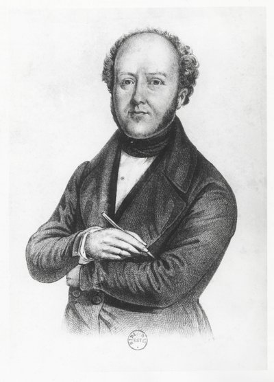 Dagobert von Gerhardt (gravyr) av German School