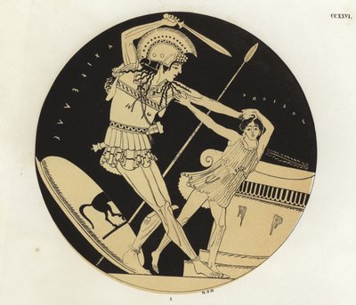 Troilus död av German School