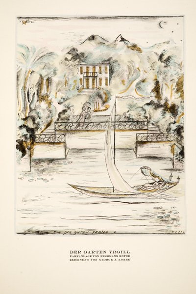 Der Garten Yrgill, ur Styl, utg.1922 (pochoirtryck) av German School