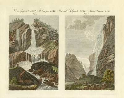 Dust-beck (färgad gravyr) av German School