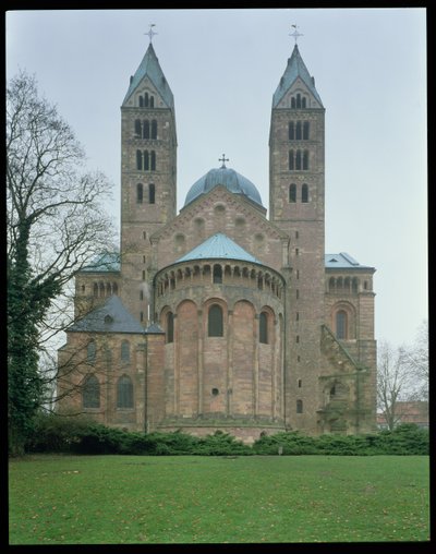 Östra änden av Speyers katedral, påbörjad 1030 av German School