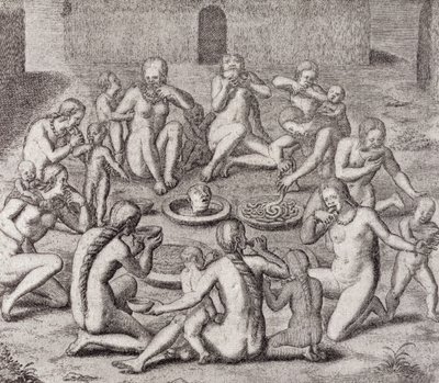 At spise kødet af en fange ifølge den gamle historiker, fra Gottfrieds 